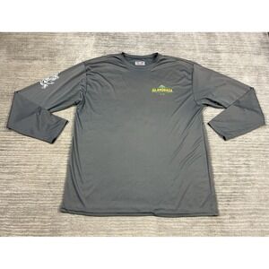 Islamorada Distilling Shirt Mens XL Gray Long Sleeve Polyester A4 Outdoors